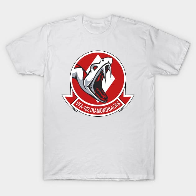 VFA-102 Diamondbacks - Super Hornet T-Shirt by MBK